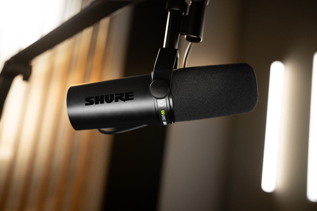 Shure SM7dB Aktiv Dynamisk Podcast Mikrofon