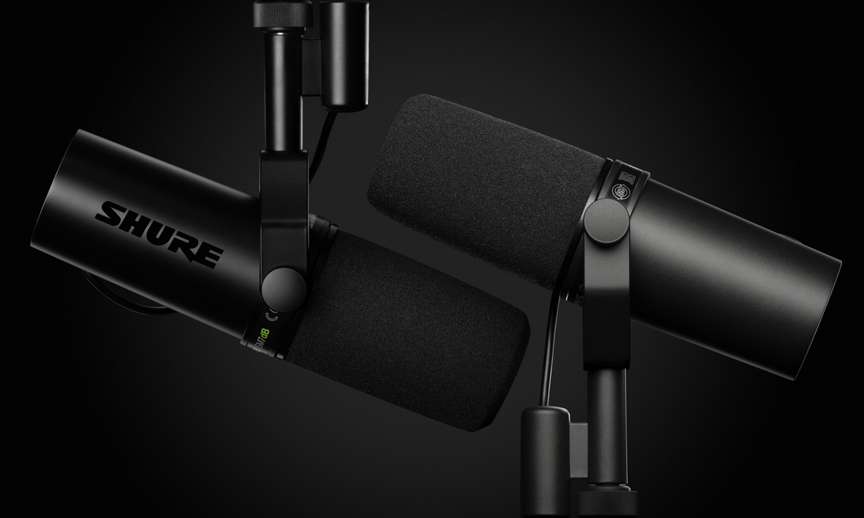 Shure SM7dB Aktiv Dynamisk Podcast Mikrofon