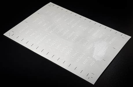 Klistermærke Ark (Stikpaneler, Trådløse Systemer, Mixere & DJs)
