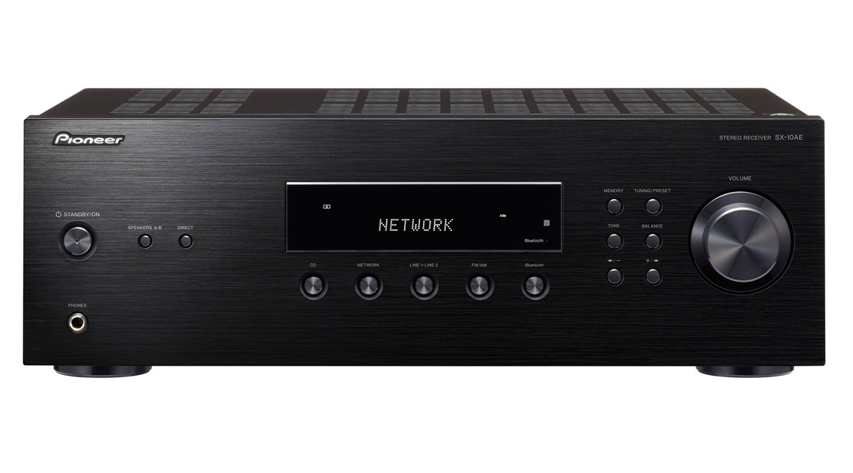 Pioneer SX-10AE Stereo Receiver m. Bluetooth (Sort)