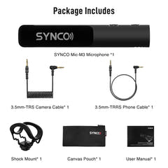Synco kompakt mikrofon til DSLR kamera