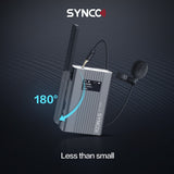 Synco trådløst mikrofonsæt 2 TX / 1 RX UHF 525 MHz-539.7 MHz