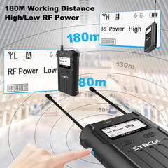 Synco trådløst mikrofonsæt PRO 1 RX og 2 TX UHF