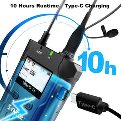 Synco trådløst mikrofonsæt PRO 1 RX og 2 TX UHF
