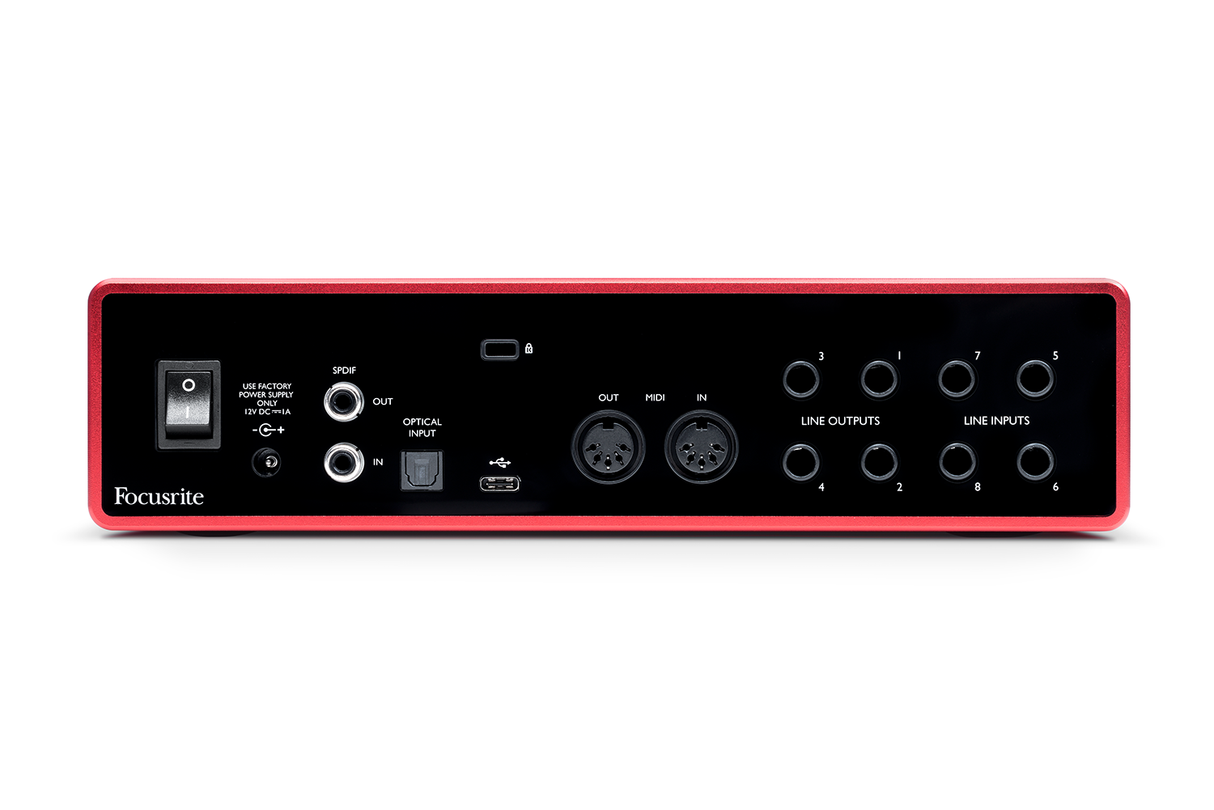 Focusrite Scarlett 18i8 3rd Gen Lydkort