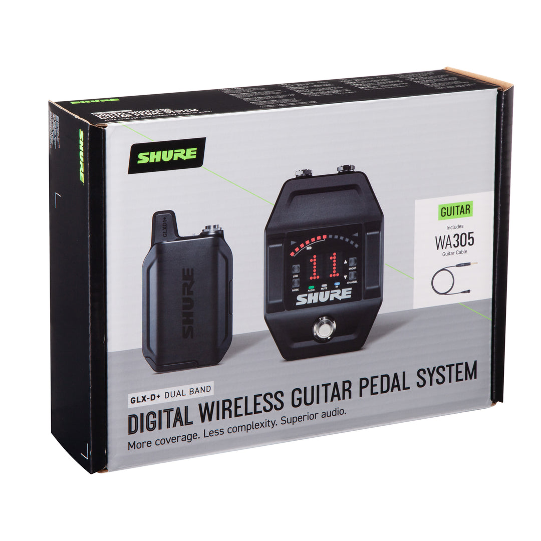 Shure GLXD16+ Trådløst Guitarpedal System