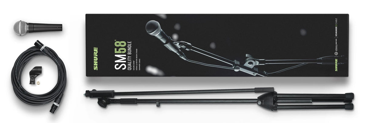 Shure SM58 LC Sang Mikrofon Bundle