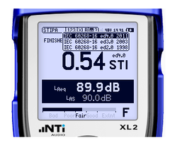 NTI XL 2 STIPA Håndholdt Audio og Akustisk Analyzer