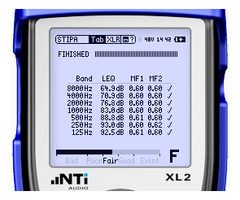 NTI XL 2 STIPA Håndholdt Audio og Akustisk Analyzer
