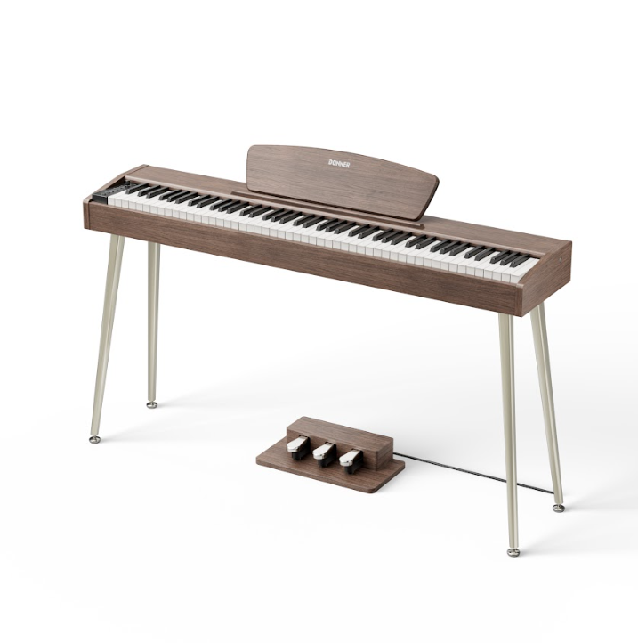 Donner DHP 100 PRO el-klaver Walnut