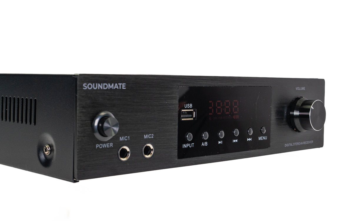 SoundMate Hi-Fi forstærker m. Bluetooth (4x50W)