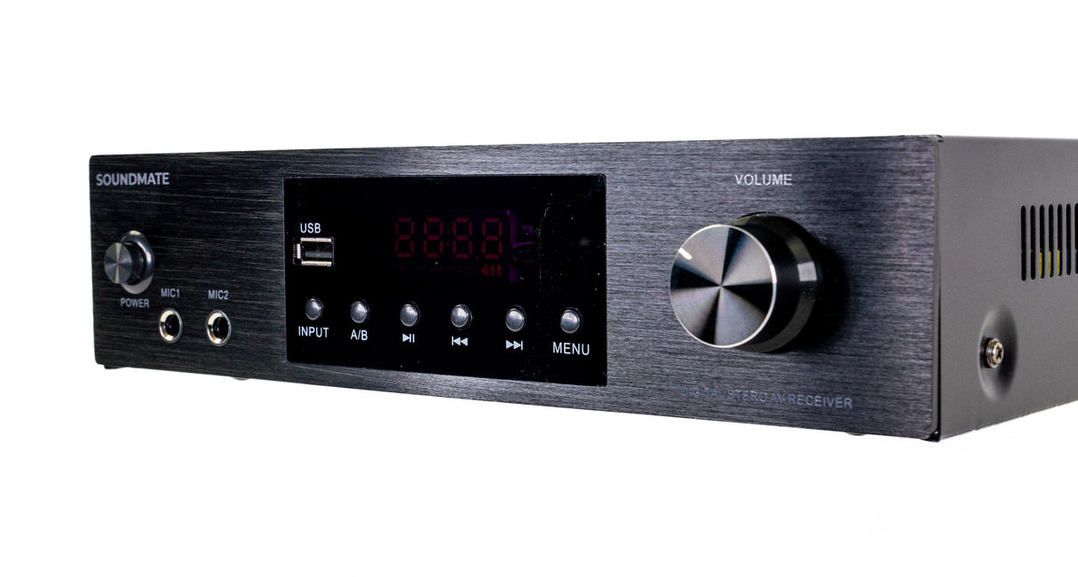 SoundMate Hi-Fi forstærker m. Bluetooth (4x50W)