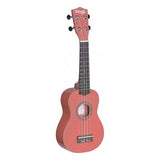 Stagg US-LIPS Sopranukulele med gigbag (Rød)