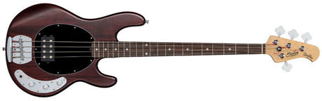 Sterling by Music Man Stingray, Ray4 Walnut electric bass