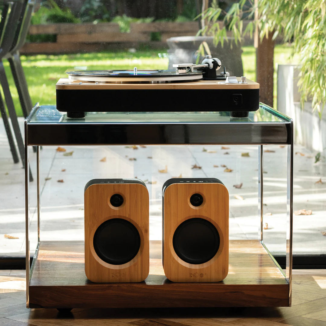 House of Marley Stir It Up Bluetooth Pladespiller og Højtaler (Sort) Bundle