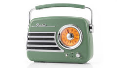 Studio 57 Batteri Retro Radio m. Bluetooth & FM (Vintage Mint)