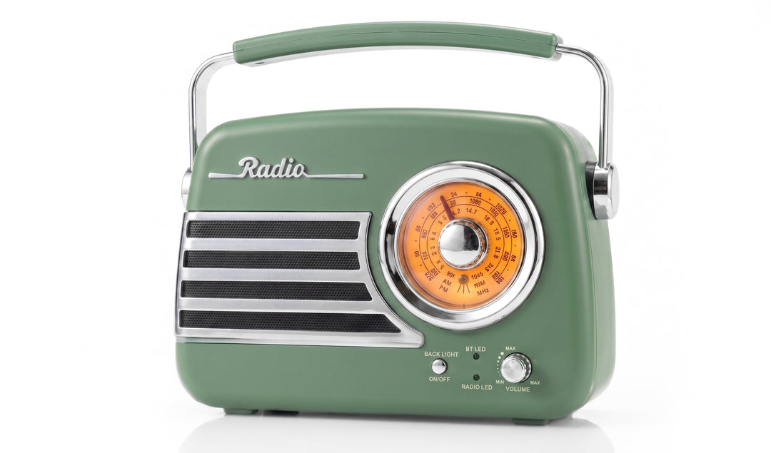 Studio 57 Batteri Retro Radio m. Bluetooth & FM (Vintage Mint)