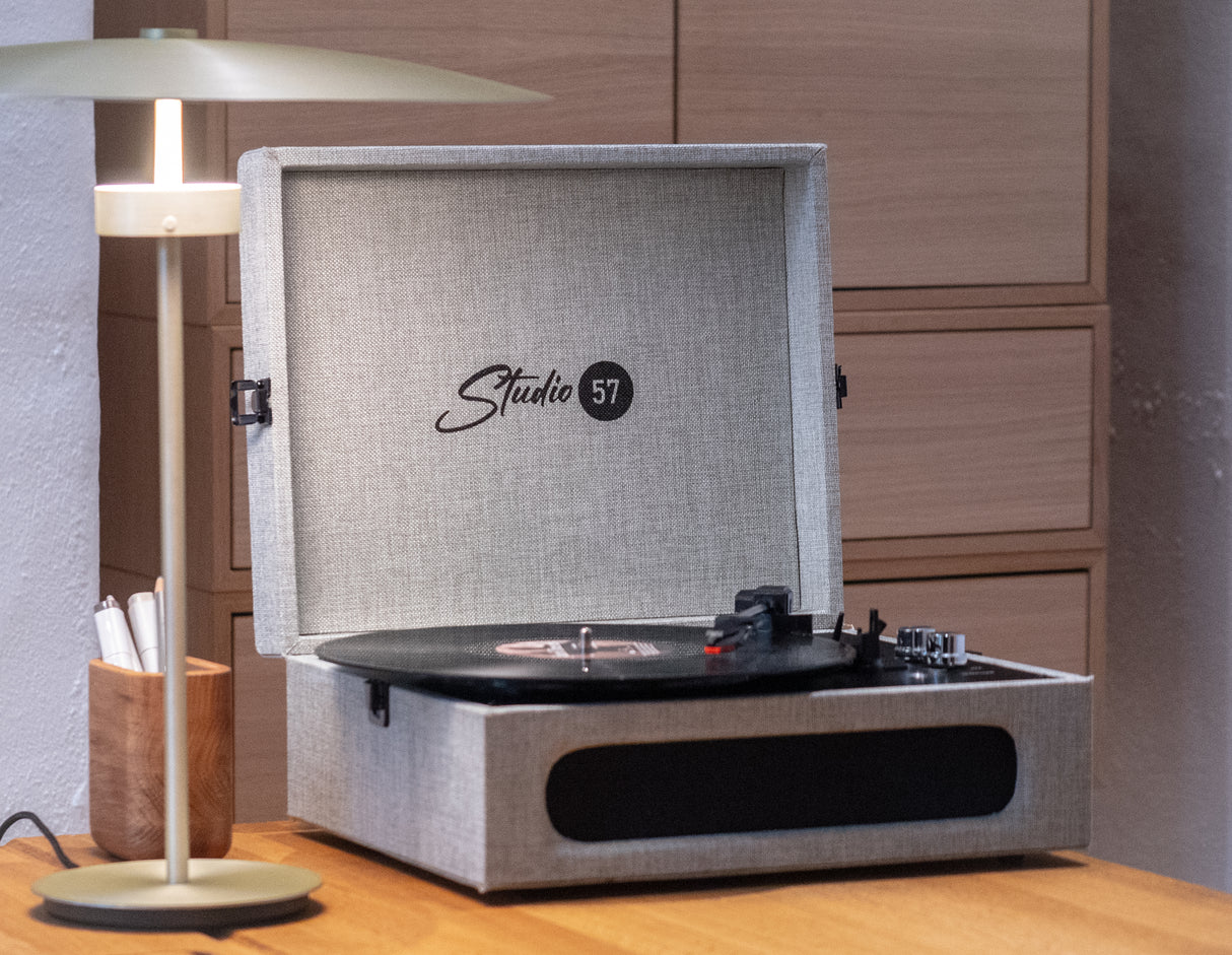 Studio 57 Groovy Pladespiller (Grå)