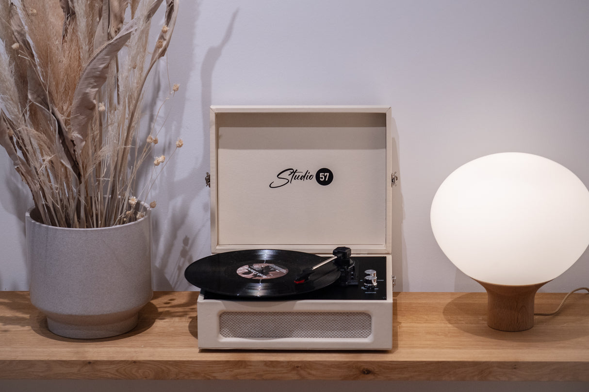 Studio 57 Groovy Pladespiller (Cream)