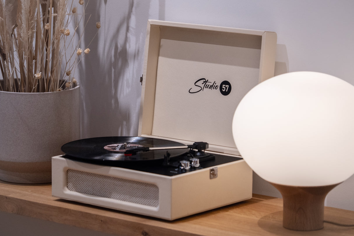 Studio 57 Groovy Pladespiller (Cream)