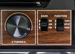 Studio 57 - Kassetteafspiller m. FM & Bluetooth, Sort