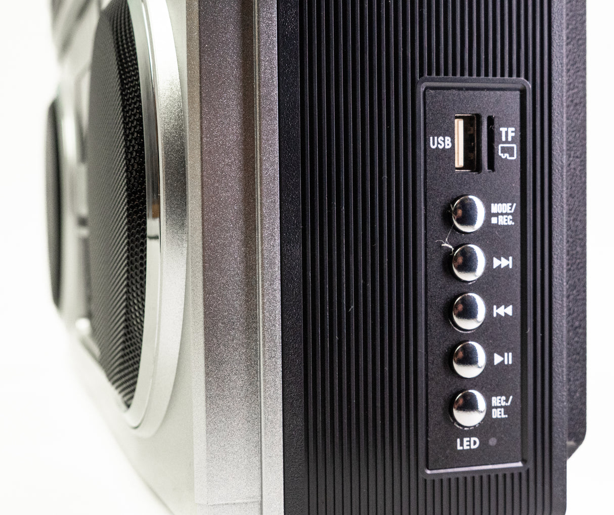 Studio 57 Ghettoblaster m. Bluetooth (Sølv)