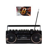 Studio 57 - Kassetteafspiller m. FM & Bluetooth, Sort + Kassettebånd