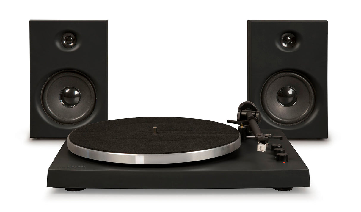 Crosley T150 Pladespiller m. Højtalere (Sort)