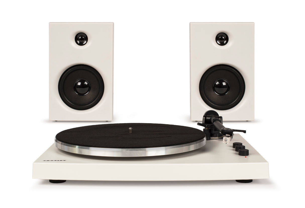 Crosley T150 Pladespiller m. Højtalere (Hvid)