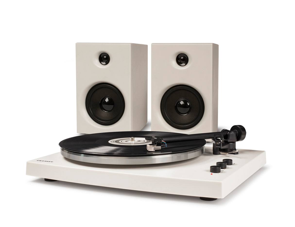 Crosley T150 Pladespiller m. Højtalere (Hvid)