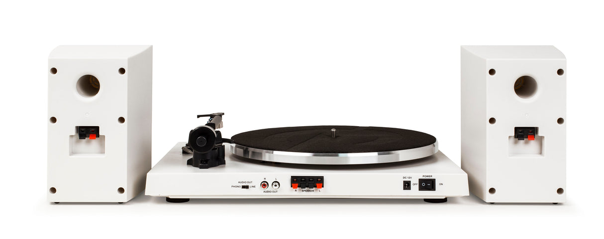 Crosley T150 Pladespiller m. Højtalere (Hvid)