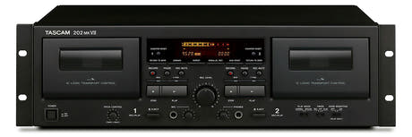 Tascam 202mkVII dobbelt cassette-recorder