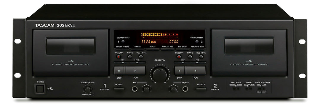 Tascam 202mkVII dobbelt cassette-recorder