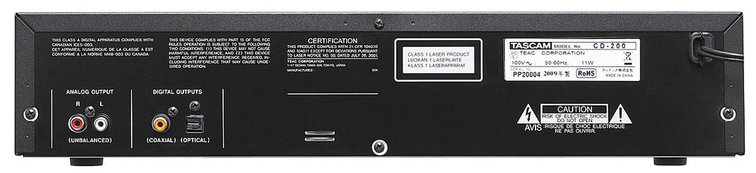 Tascam CD-200 CD afspiller