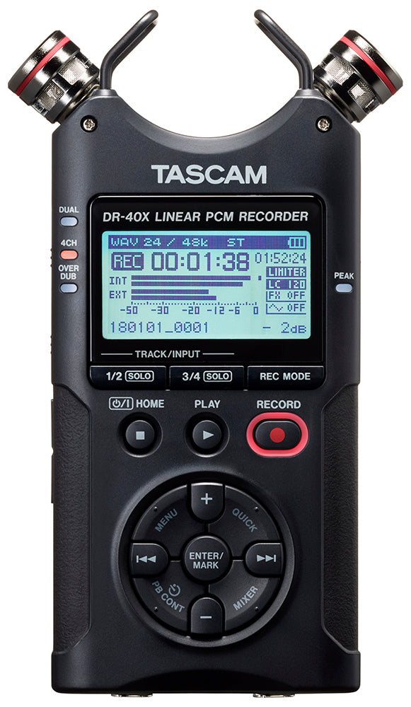 Tascam DR-40X håndholdt optager, diktafon