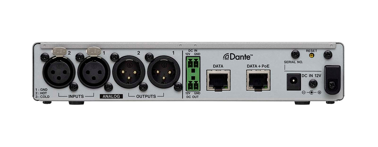 Tascam MM-2D Analog Dante converter 2in / 2 out, XLR