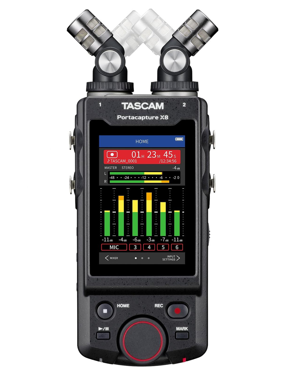 Tascam PortaCapture X8 transportabel multitrack recorder