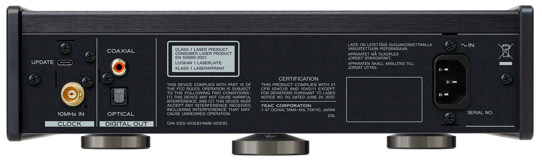 TEAC PD-505T CD-afspiller (Sort)