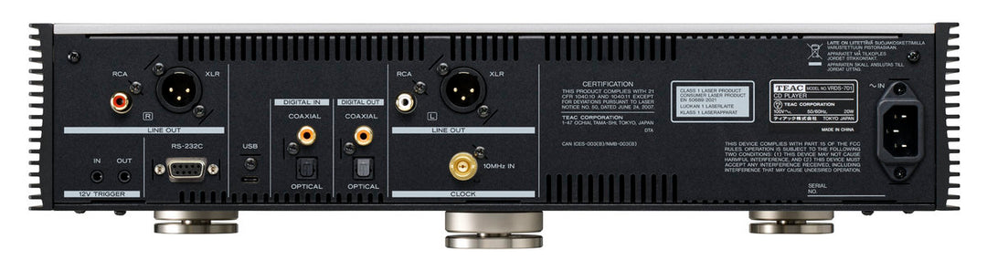 TEAC VRDS-701 CD Afspiller (Sølv)