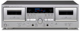 TEAC W-1200 Double Cassettedeck Silver