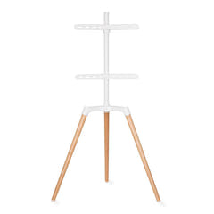 TV Gulvstativ (Hvid, Bøg, 50-65")