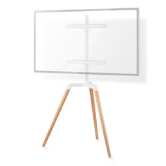 TV Gulvstativ (Hvid, Bøg, 50-65")