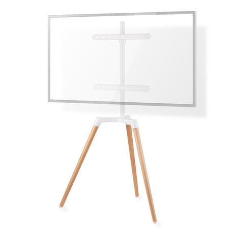 TV Gulvstativ (Hvid, Bøg, 50-65")