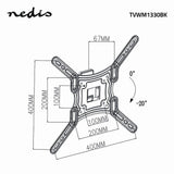 TV Ophæng Fuldt Bevægeligt (23-55", 30kg)