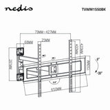 Tv Ophæng Fuldt Bevægeligt (37-70", 25kg)
