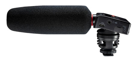 Tascam DR-10SG DSLR audiorecorder inkl. shotgun mikrofon