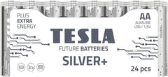 Tesla Silver+ AA Alkaline Batterier (48 stk)