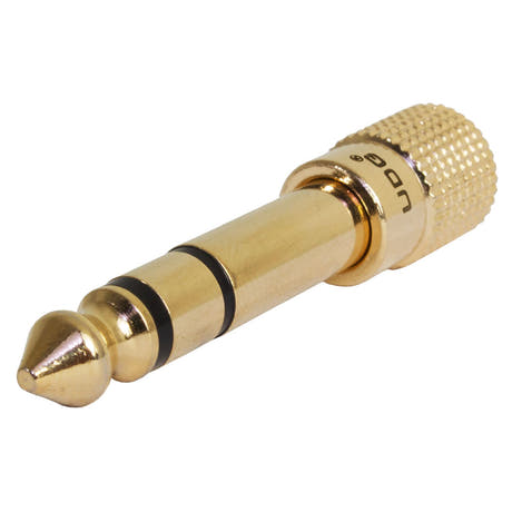 UDG Ultimate Headphone Jack Adapter Plug 3.5mm (1/8”) to 6.35mm (1/4”)