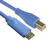 UDG Ultimate Audio Cable USB 2.0 C-B Blå Straight 1,5m