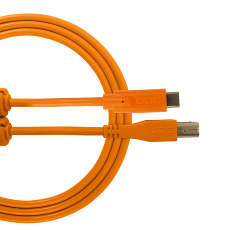 UDG Ultimate Audio Cable USB 2.0 C-B Orange Straight 1,5m
